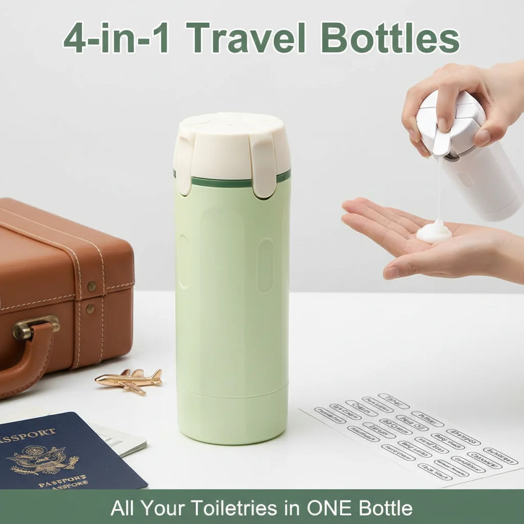 #6.2 - 4‑in‑1 Travel Dispenser Bottle