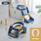 Blue PU seat