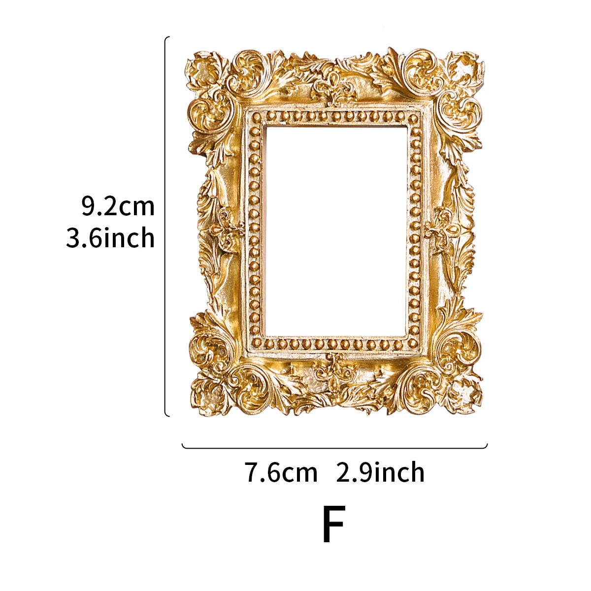 #6.4 - Vintage Golden Frame